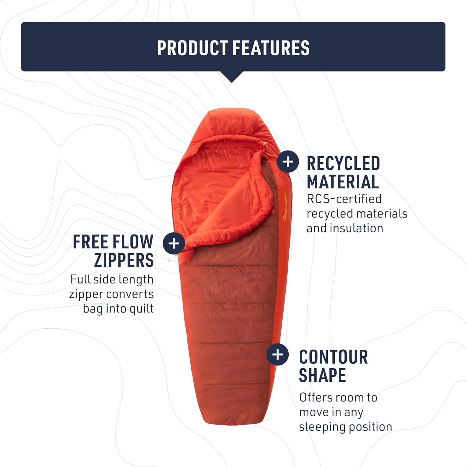 Sea to Summit Hamelin Synthetic Sleeping Bag - Image 3